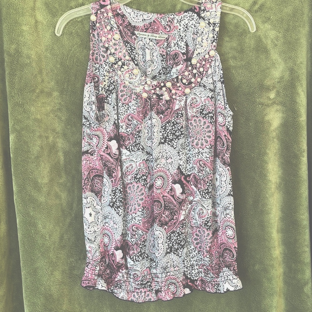 Signature by Larry Levin Top Size Medium